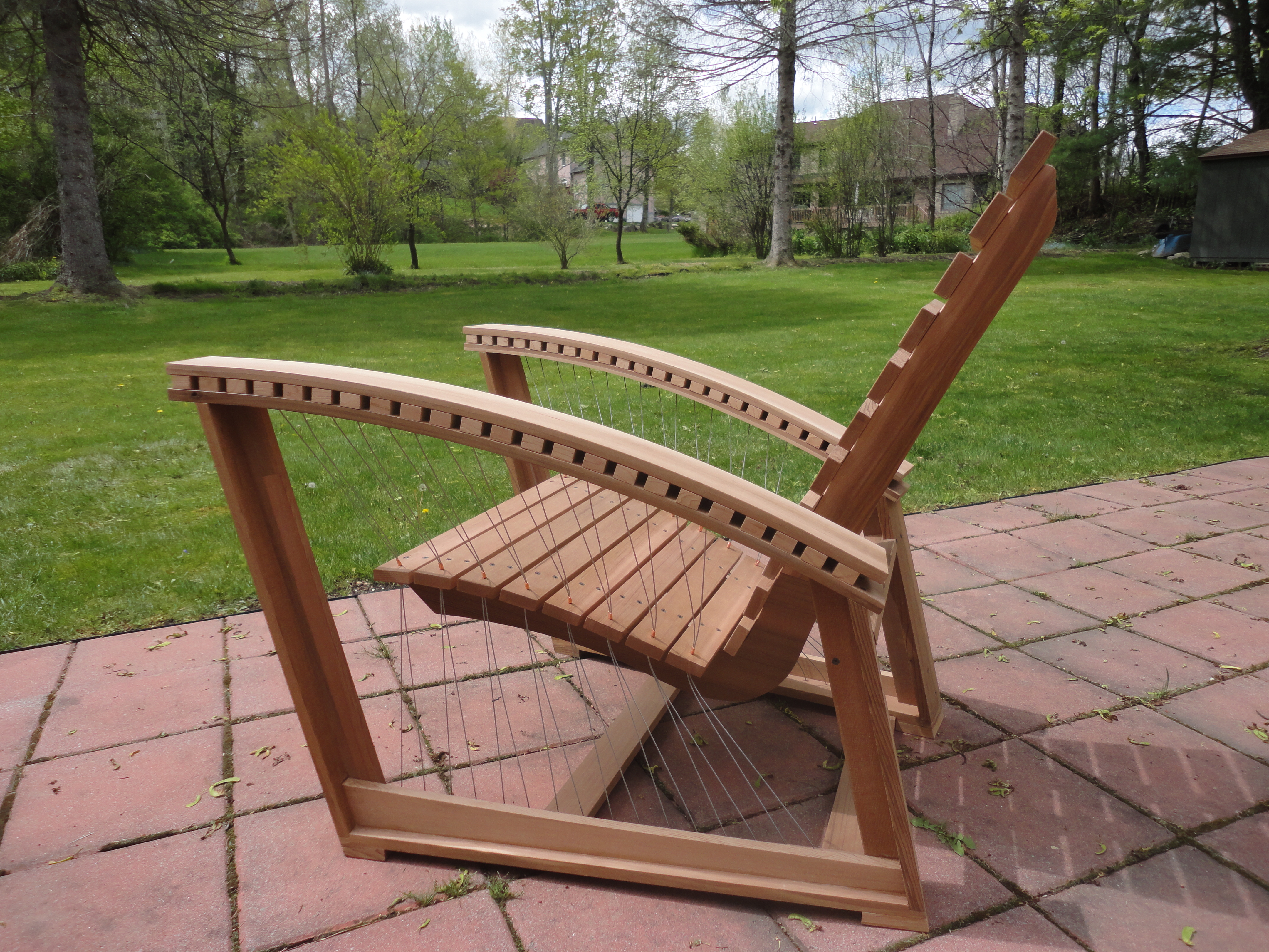 Suspended Adirondack Chair Robby Cuthbert Design